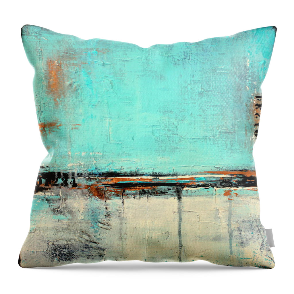 mint throw pillow