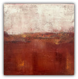 red and white abstract art