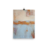 Raw Revival - Rustic Abstract Art Print