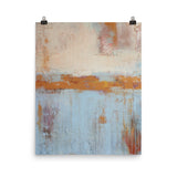 Raw Revival - Rustic Abstract Art Print