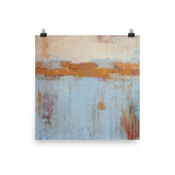 Raw Revival - Rustic Abstract Art Print