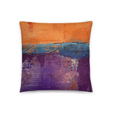 abstract throw pillow