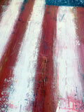 Old Glory - Abstract American Flag Painting