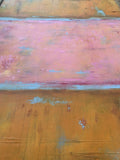 Carpe Diem - Orange and Pink Abstract Painting