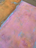 Carpe Diem - Orange and Pink Abstract Painting