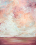 Abstract Skyscape Painting "Heaven's Ascent" - The Modern Home Co. by Liz Moran