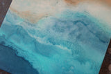 Beach Layers - Abstract Landscape Painting - The Modern Home Co. by Liz Moran