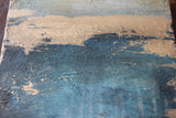Moonstone - Navy Abstract Painting - The Modern Home Co. by Liz Moran