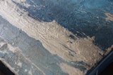 Moonstone - Navy Abstract Painting - The Modern Home Co. by Liz Moran