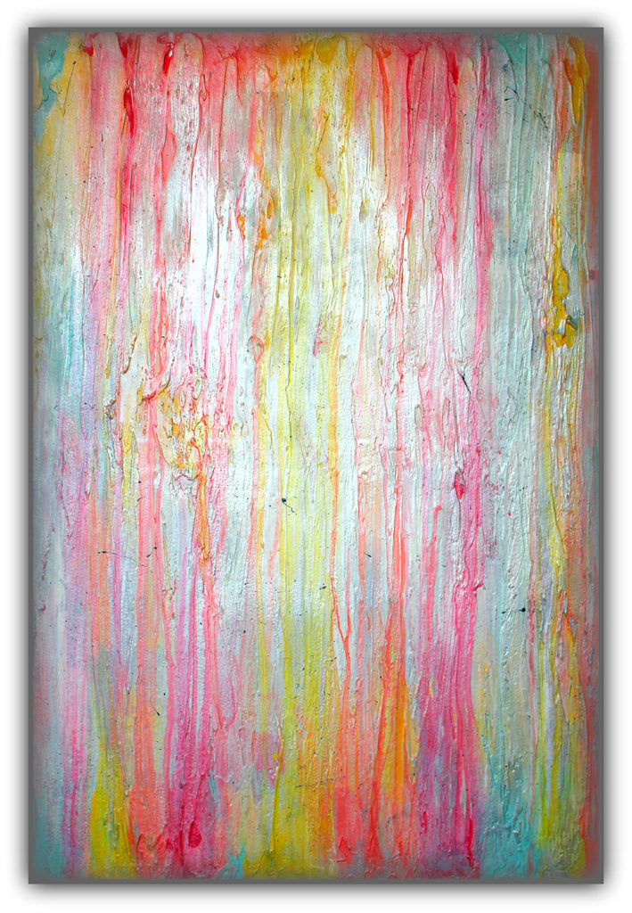 Jawbreaker - White Abstract Painting - Texture Art - Modern Wall Art - The Modern Home Co. by Liz Moran