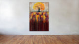 Tree In Autumn Landscape - SOLD - The Modern Home Co. by Liz Moran