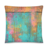 Good Vibes - Rainbow Throw Pillow