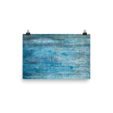 Calm Storm - Teal Abstract Art Print