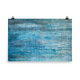 Calm Storm - Teal Abstract Art Print