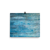 Calm Storm - Teal Abstract Art Print