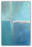 Spa Daze - Color Block Abstract Painting - The Modern Home Co. by Liz Moran
