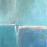Spa Daze - Color Block Abstract Painting - The Modern Home Co. by Liz Moran