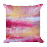 Sherbet - Modern Throw Pillow - The Modern Home Co. by Liz Moran