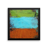 Rusted Graffiti - Framed photo paper poster - The Modern Home Co. by Liz Moran