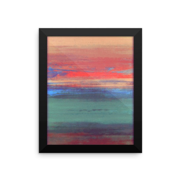 Umbre Art - Abstract Landscape - Framed Art Print - The Modern Home Co. by Liz Moran