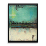 Green and White Wall Decor - Framed Print - The Modern Home Co. by Liz Moran