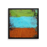 Rusted Graffiti - Framed photo paper poster - The Modern Home Co. by Liz Moran