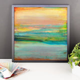 Minimalist Art - Abstract Sky and Clouds - Framed Art Print - The Modern Home Co. by Liz Moran