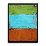 Rusted Graffiti - Framed photo paper poster - The Modern Home Co. by Liz Moran