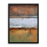 Metal Layers Framed Print - The Modern Home Co. by Liz Moran