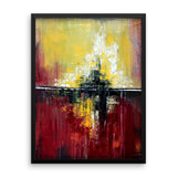 Red and Yellow Wall Art - Framed Poster Print - The Modern Home Co. by Liz Moran