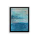 Raindrops - Framed Poster Print - The Modern Home Co. by Liz Moran