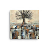 Canvas Tree Print - Landscape Art - Gold and Brown Wall Decor - The Modern Home Co. by Liz Moran
