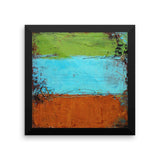Rusted Graffiti - Framed photo paper poster - The Modern Home Co. by Liz Moran