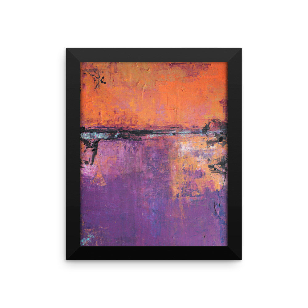 Poetic City - Framed Art Print - The Modern Home Co. by Liz Moran