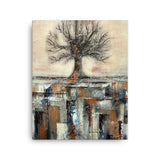 Canvas Tree Print - Landscape Art - Gold and Brown Wall Decor - The Modern Home Co. by Liz Moran