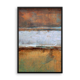 Metal Layers Framed Print - The Modern Home Co. by Liz Moran