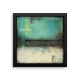 Green and White Wall Decor - Framed Print - The Modern Home Co. by Liz Moran