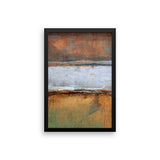 Metal Layers Framed Print - The Modern Home Co. by Liz Moran