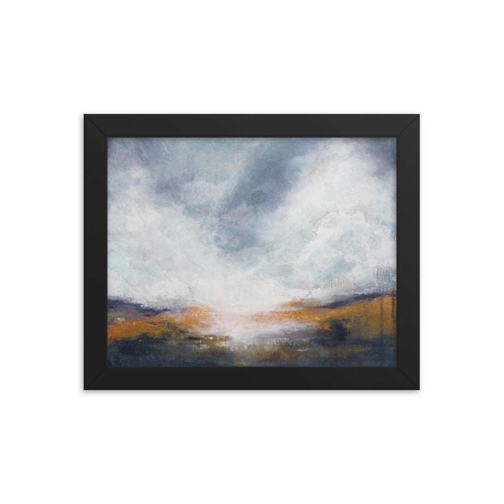 Morning Mist - Framed Poster Print - The Modern Home Co. by Liz Moran