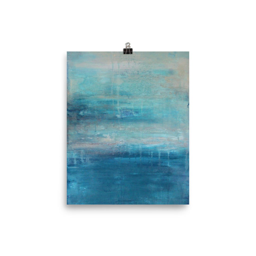 Raindrops - Contemporary Art Print - The Modern Home Co. by Liz Moran
