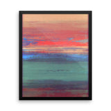 Umbre Art - Abstract Landscape - Framed Art Print - The Modern Home Co. by Liz Moran