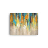 Blue and Yellow Canvas Art - Large Canvas Print - Modern Wall Decor - The Modern Home Co. by Liz Moran