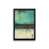 Green and White Wall Decor - Framed Print - The Modern Home Co. by Liz Moran