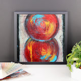 Zen Art - Framed poster - The Modern Home Co. by Liz Moran