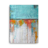 Coral Reef Canvas - Canvas Art Print - White and Blue Canvas - The Modern Home Co. by Liz Moran