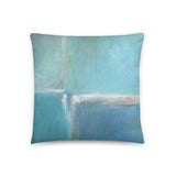 Spa Daze - Abstract Color Block Throw Pillow - The Modern Home Co. by Liz Moran