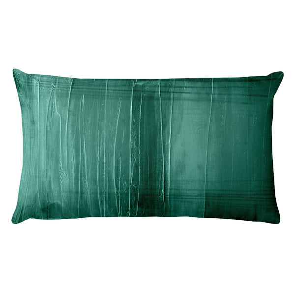 Lagoon - Teal Lumbar Pillow - The Modern Home Co. by Liz Moran