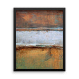 Metal Layers Framed Print - The Modern Home Co. by Liz Moran