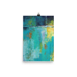 Tranquil Nights Urban Abstract Poster Print - The Modern Home Co. by Liz Moran