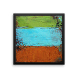 Rusted Graffiti - Framed photo paper poster - The Modern Home Co. by Liz Moran